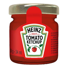 Heinz Tomato Ketchup Mini Glass Jars 39g (Pack of 80)