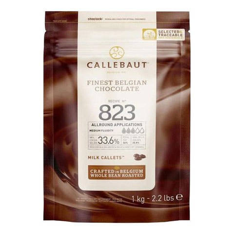 Callebaut Recipe No 823 Milk Chocolate 1kg