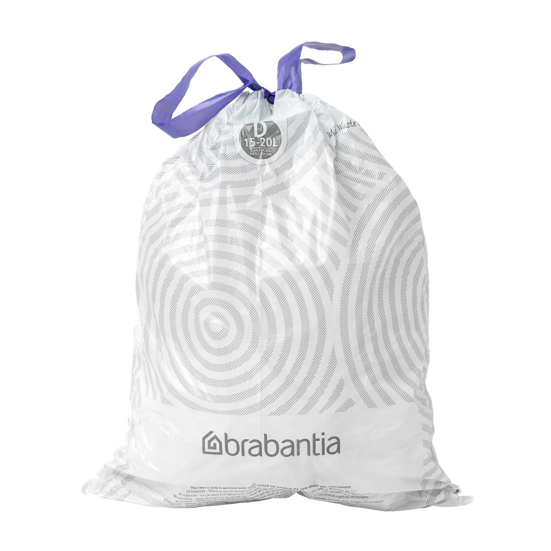 Brabantia PerfectFit Bin Bags D 15-20 Litre (Pack of 40)