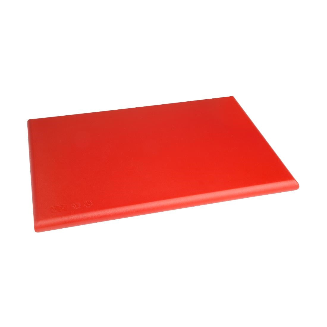 Hygiplas Thick High Density Red Chopping Board Standard 450x300x25mm