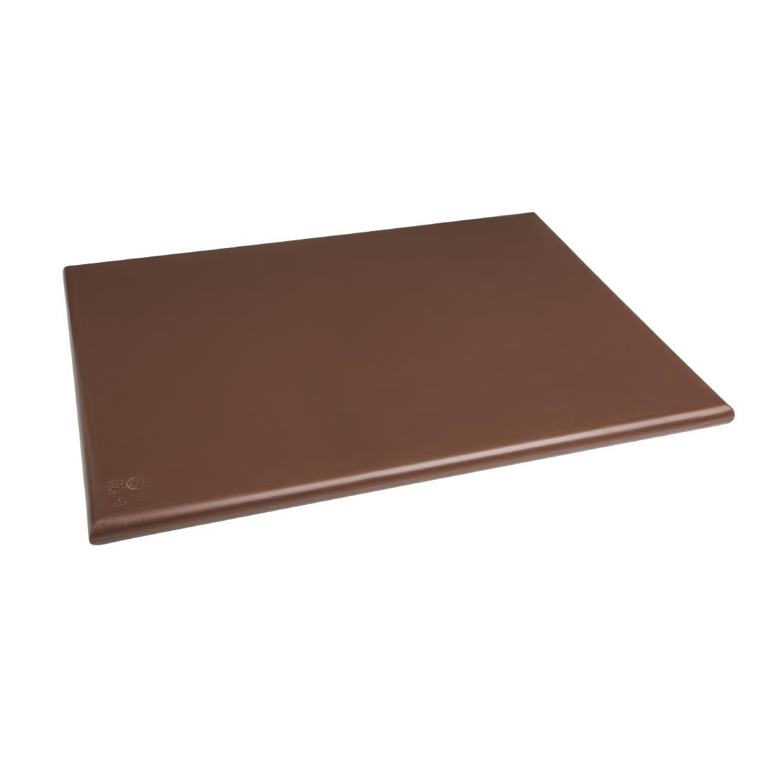 Hygiplas Thick High Density Brown Chopping Board Large 600x450x25mm