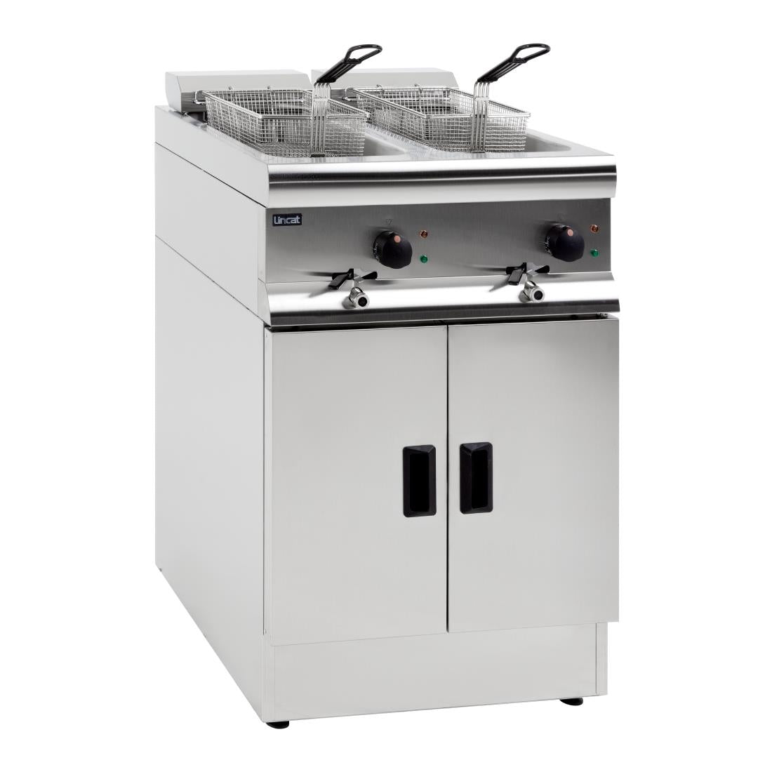 Lincat Twin Tank Twin Basket Free Standing Electric Fryer J12