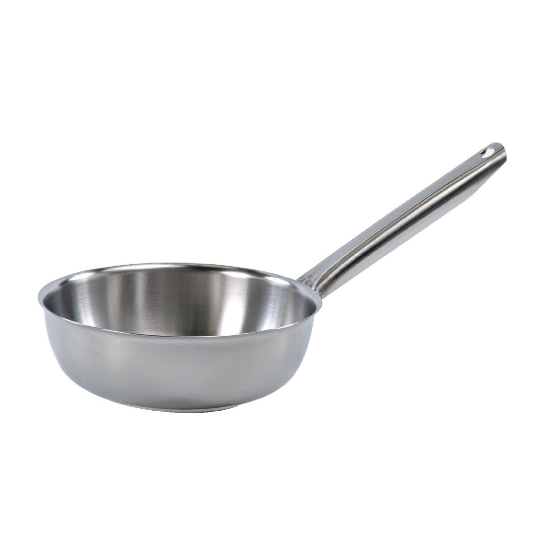 Matfer Bourgeat Tradition Plus Stainless Steel Flared Sauté Pan 20cm