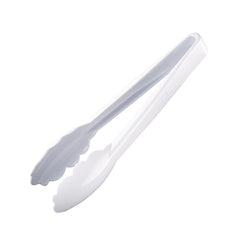 Vogue White Tongs 9"