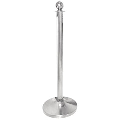 Bolero Stainless Steel Ball Top Barrier Post