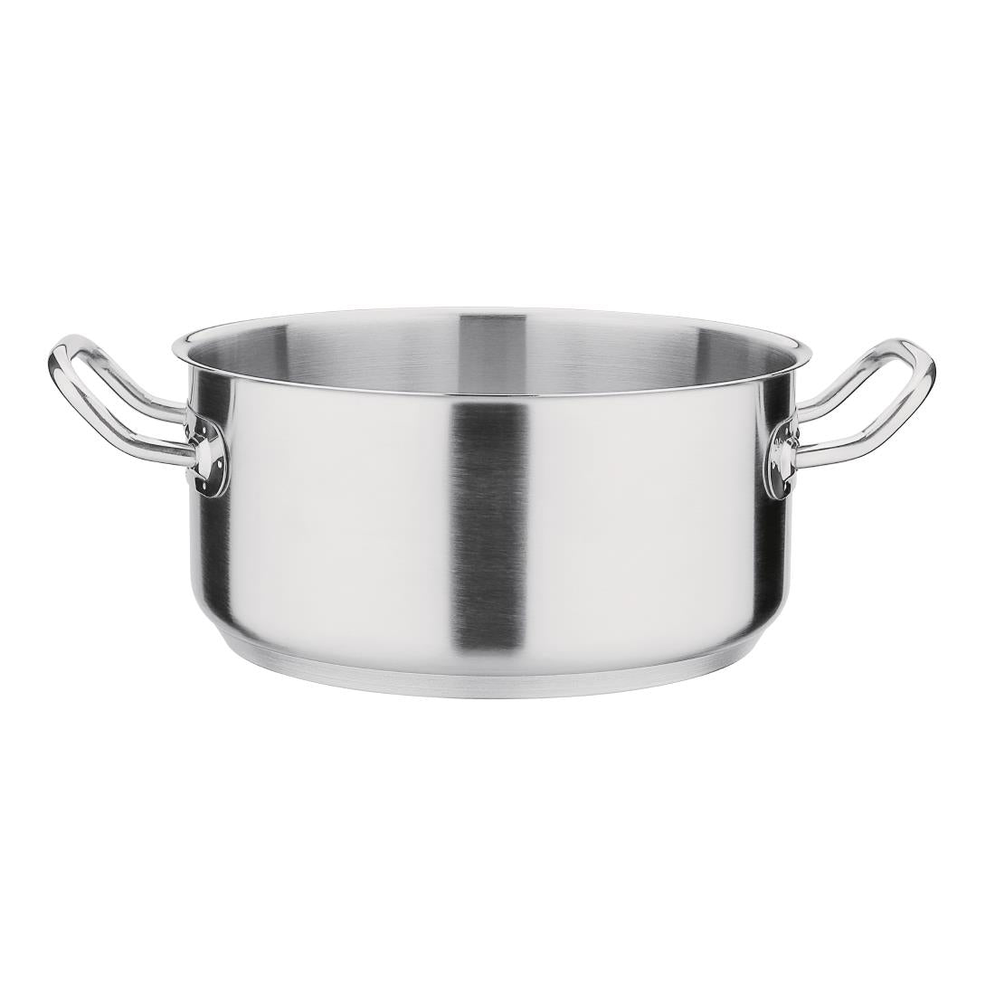 Vogue Stainless Steel Casserole Pan 24cm