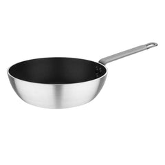 Vogue Aluminium Non-Stick Flared Sauté Pan 24cm