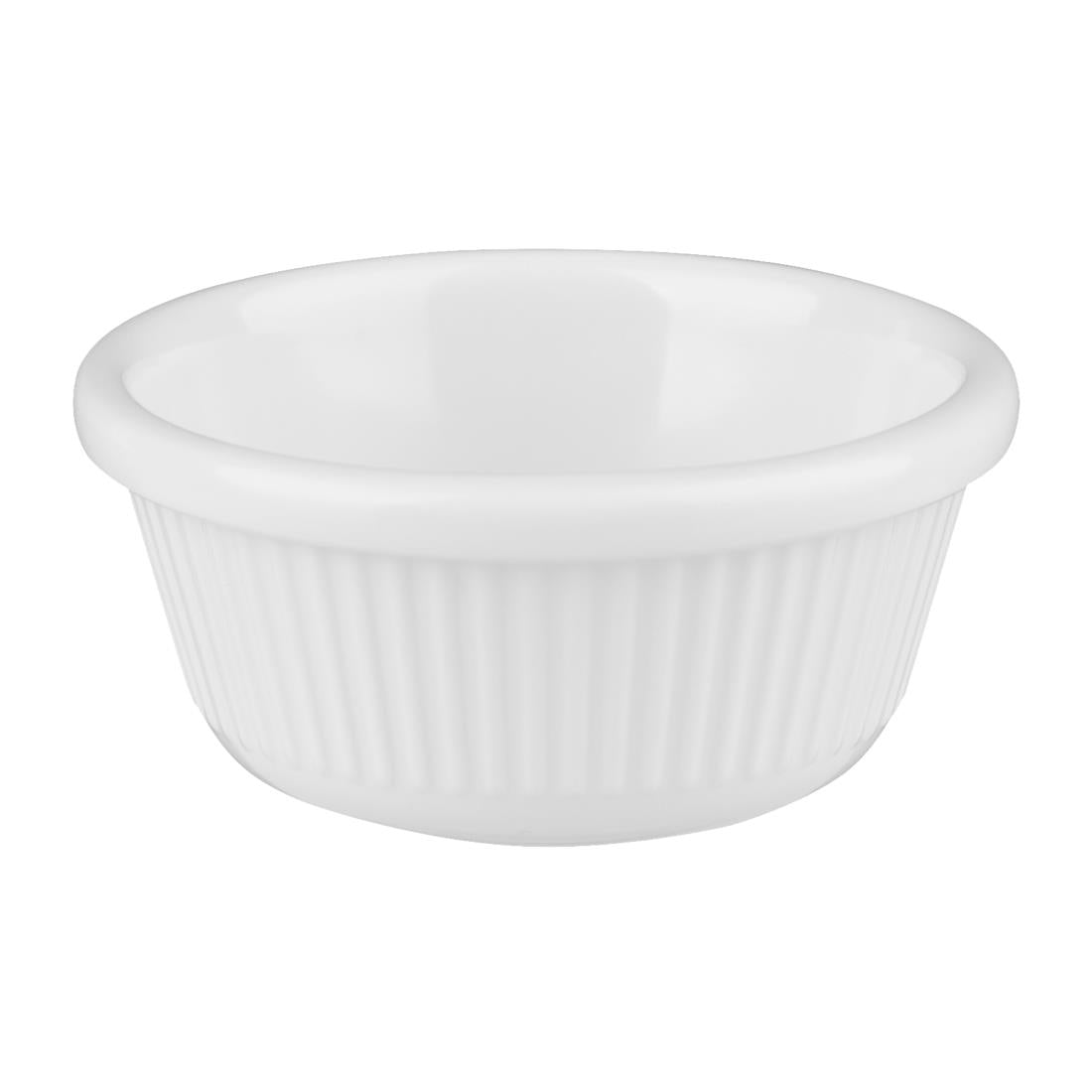 Olympia Kristallon Melamine Fluted Ramekins 57mm (Pack of 12)