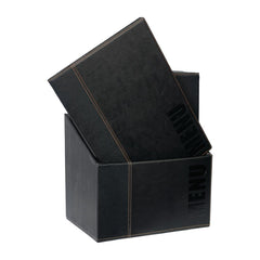 Securit Contemporary Menu Covers and Storage Box A4 Black (Pack of 20)