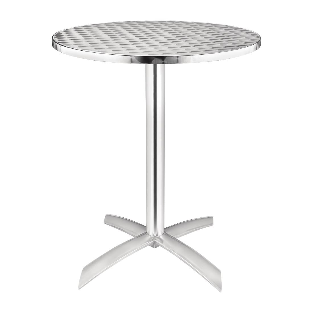 Bolero Round Flip Top Table Stainless Steel 600mm