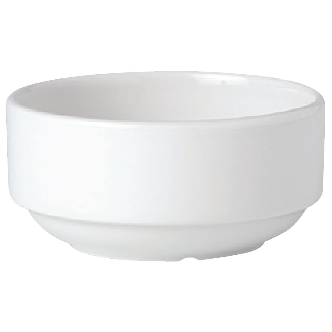 Steelite Simplicity White Stacking Soup Cups 285ml (Pack of 36)