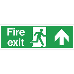 Fire Exit Sign Arrow Up