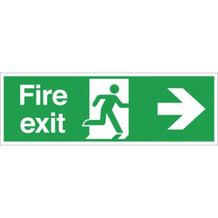 Fire Exit Sign Arrow Right