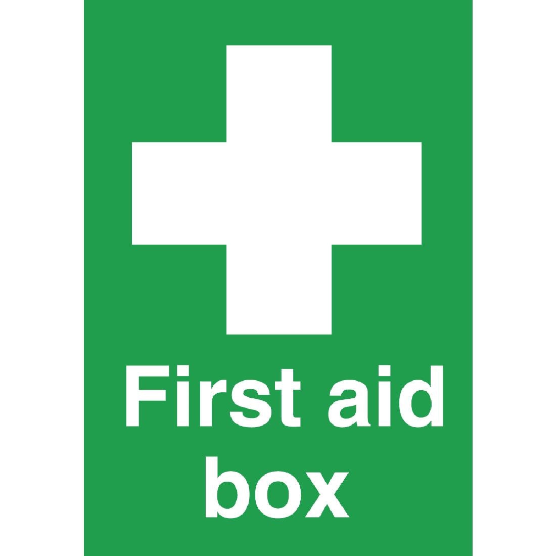 First Aid Box Sign