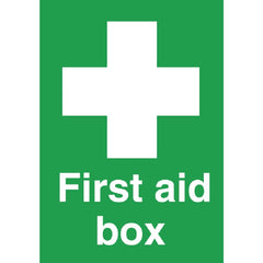 First Aid Box Sign