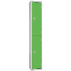 Elite Double Door Manual Combination Locker Locker Green